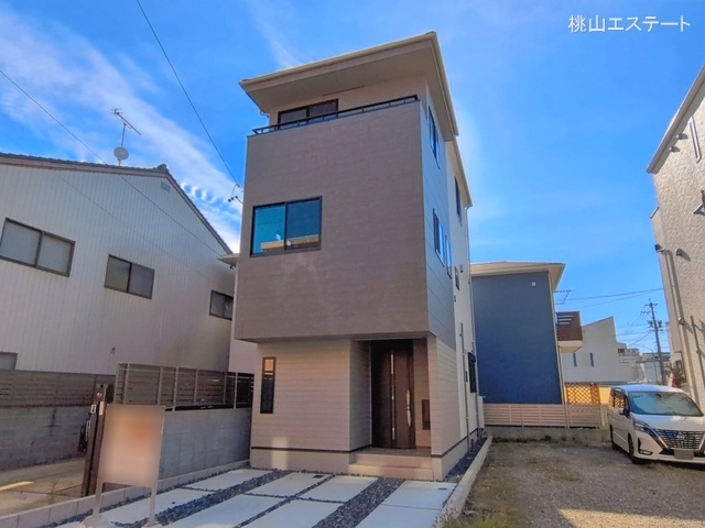愛知県名古屋市北区大杉町７丁目の新築戸建て完成写真 2026年7月2日撮影