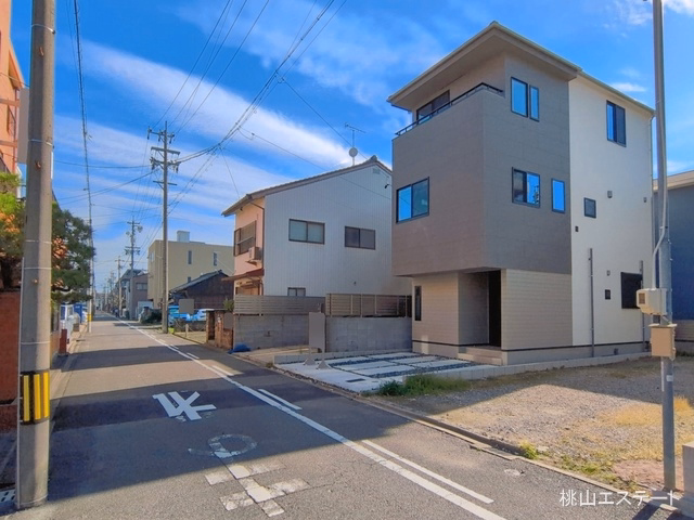 愛知県名古屋市北区大杉町７丁目の新築戸建て完成写真 2026年7月2日撮影