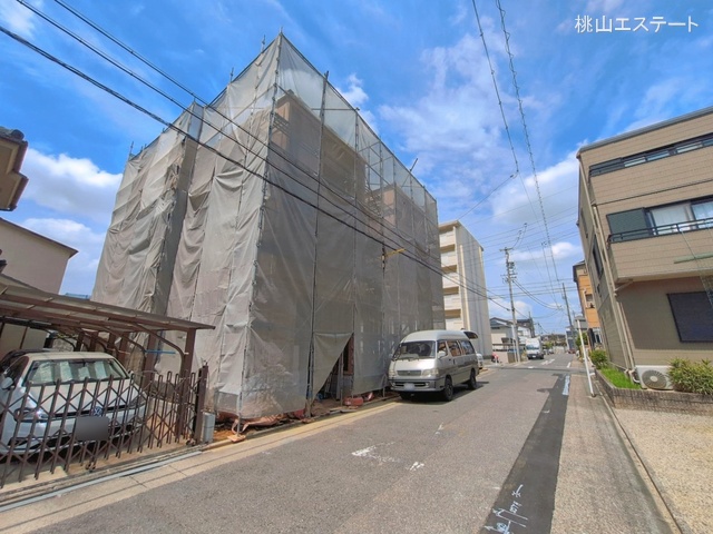 愛知県名古屋市昭和区丸屋町1丁目の新築戸建て上棟写真 2026年4月19日撮影