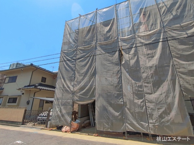 愛知県名古屋市昭和区丸屋町1丁目の新築戸建てシート写真 2026年5月17日撮影