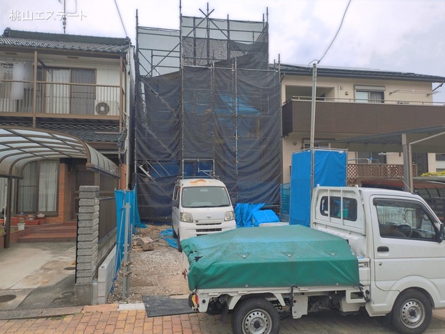 愛知県名古屋市西区清里町の新築戸建て上棟写真 2026年4月5日撮影