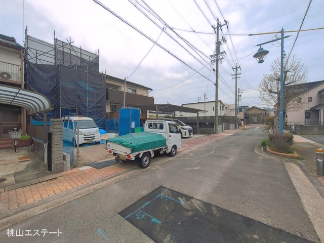 愛知県名古屋市西区清里町の新築戸建て上棟写真 2026年4月5日撮影