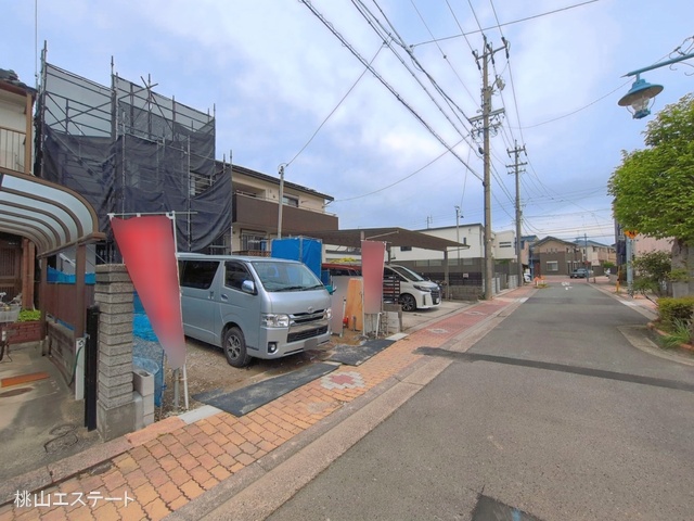 愛知県名古屋市西区清里町の新築戸建てシート写真 2026年4月23日撮影