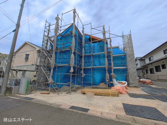 愛知県名古屋市名東区平和が丘２丁目の新築戸建て上棟写真 2026年4月12日撮影