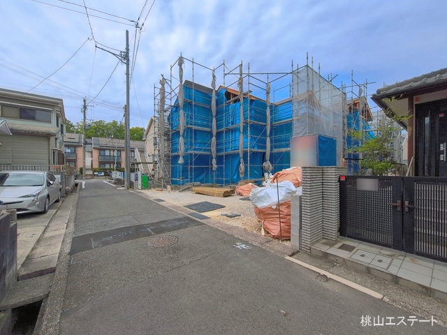 愛知県名古屋市名東区平和が丘２丁目の新築戸建て上棟写真 2026年4月12日撮影