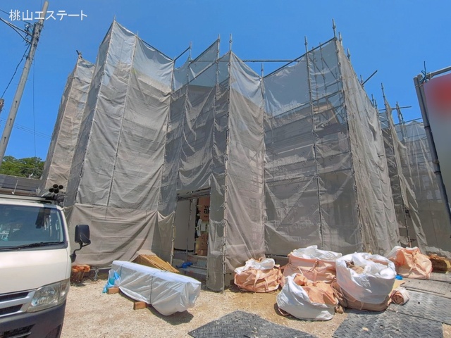 愛知県名古屋市名東区平和が丘２丁目の新築戸建てシート写真 2026年4月27日撮影
