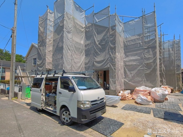 愛知県名古屋市名東区平和が丘２丁目の新築戸建てシート写真 2026年4月27日撮影