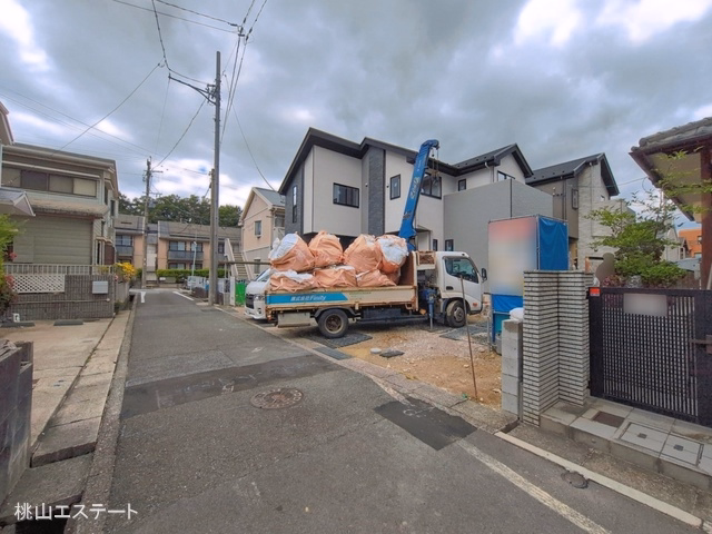 愛知県名古屋市名東区平和が丘2丁目の新築戸建て外構写真 2026年5月21日撮影