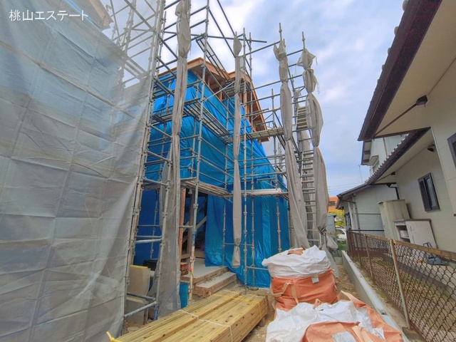愛知県名古屋市名東区平和が丘２丁目の新築戸建て上棟写真 2026年4月12日撮影