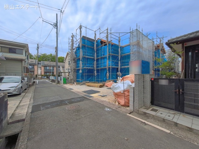 愛知県名古屋市名東区平和が丘２丁目の新築戸建て上棟写真 2026年4月12日撮影