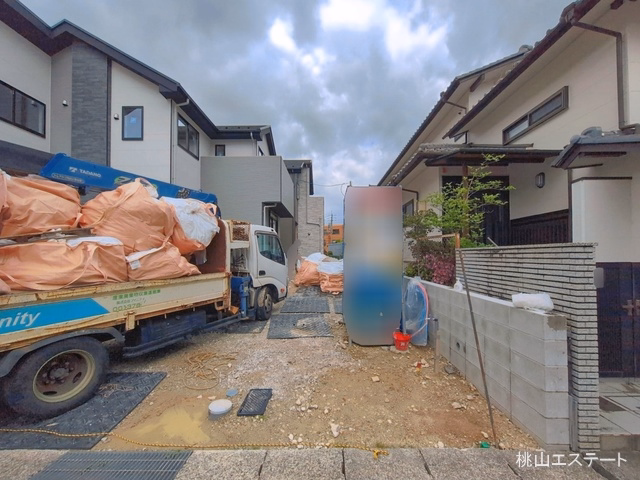 愛知県名古屋市名東区平和が丘2丁目の新築戸建て外構写真 2026年5月21日撮影