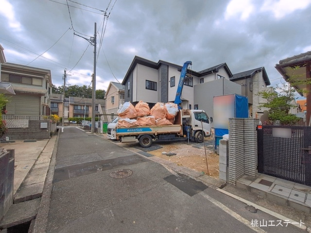 愛知県名古屋市名東区平和が丘2丁目の新築戸建て外構写真 2026年5月21日撮影