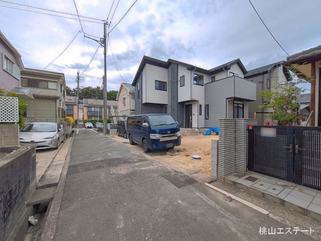 愛知県名古屋市名東区平和が丘2丁目の新築戸建て外構写真 2026年5月26日撮影