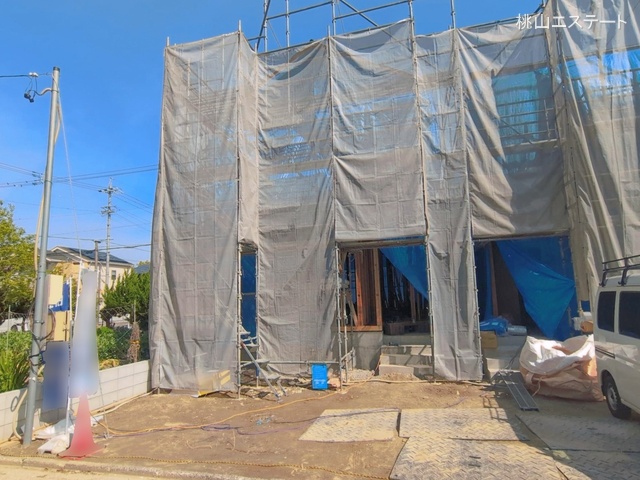 愛知県名古屋市中村区諏訪町２丁目の新築戸建て上棟写真 2026年4月8日撮影