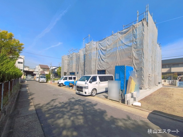 愛知県名古屋市中村区諏訪町２丁目の新築戸建て上棟写真 2026年4月8日撮影