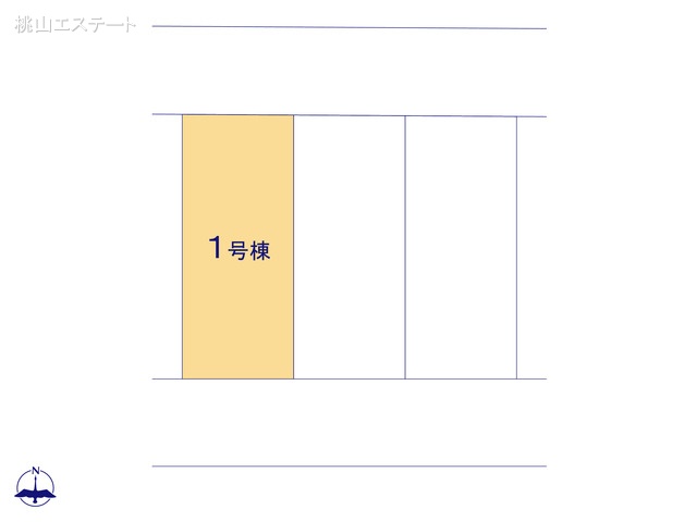 愛知県名古屋市中村区諏訪町２丁目の新築戸建て全体区画図 ※図面と異なる場合は現況を優先