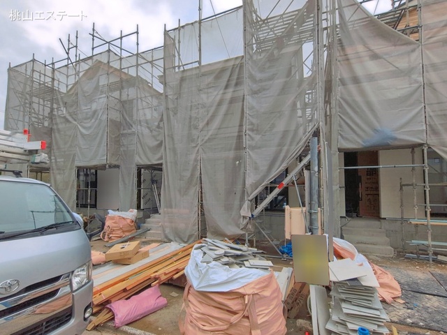 愛知県名古屋市中村区諏訪町2丁目の新築戸建てシート写真 2026年4月29日撮影