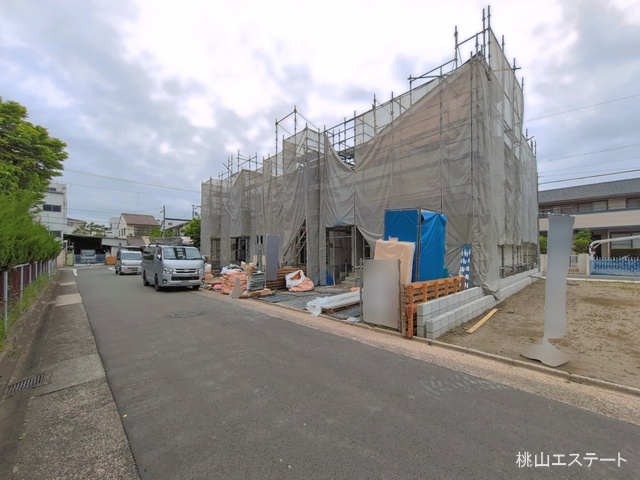 愛知県名古屋市中村区諏訪町2丁目の新築戸建てシート写真 2026年4月29日撮影