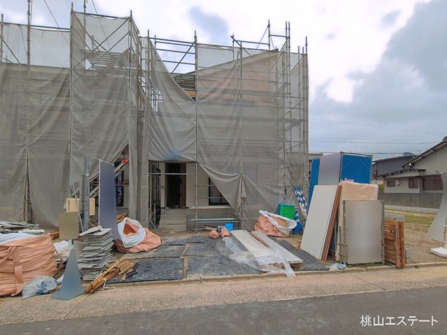 愛知県名古屋市中村区諏訪町2丁目の新築戸建てシート写真 2026年4月29日撮影