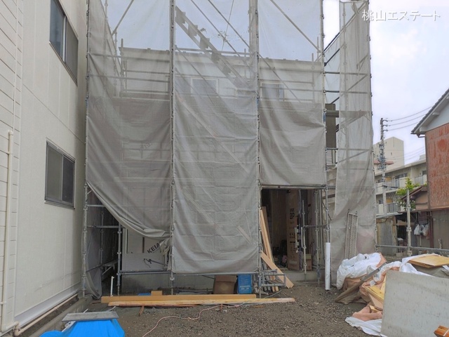 愛知県名古屋市中川区打出1丁目の新築戸建てシート写真 2026年5月20日撮影