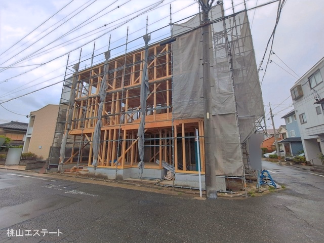 愛知県名古屋市中村区森末町3丁目の新築戸建て上棟写真 2026年6月1日撮影