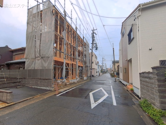 愛知県名古屋市中村区森末町3丁目の新築戸建て上棟写真 2026年6月1日撮影