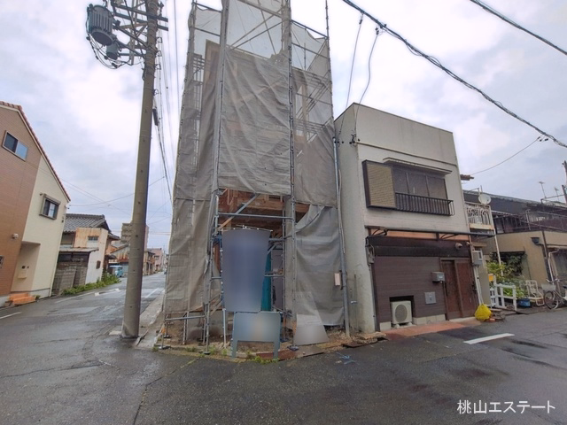 愛知県名古屋市中村区森末町3丁目の新築戸建て上棟写真 2026年6月1日撮影