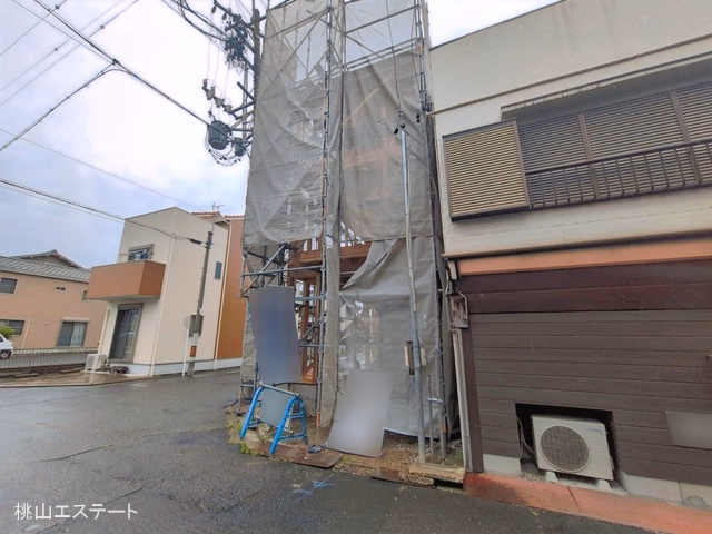 愛知県名古屋市中村区森末町3丁目の新築戸建て上棟写真 2026年6月1日撮影