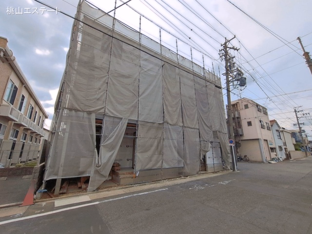 愛知県名古屋市中村区森末町3丁目の新築戸建てシート写真 2026年6月23日撮影