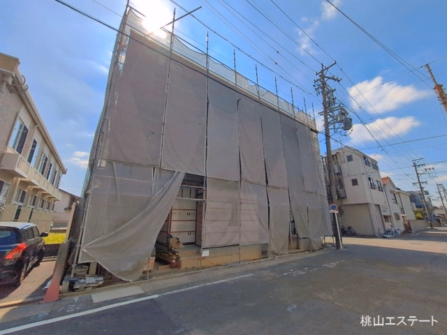 愛知県名古屋市中村区森末町3丁目の新築戸建てシート写真 2026年7月8日撮影