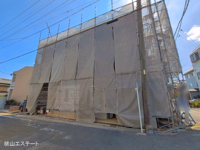 愛知県名古屋市中村区森末町3丁目の新築戸建てシート写真 2026年7月8日撮影