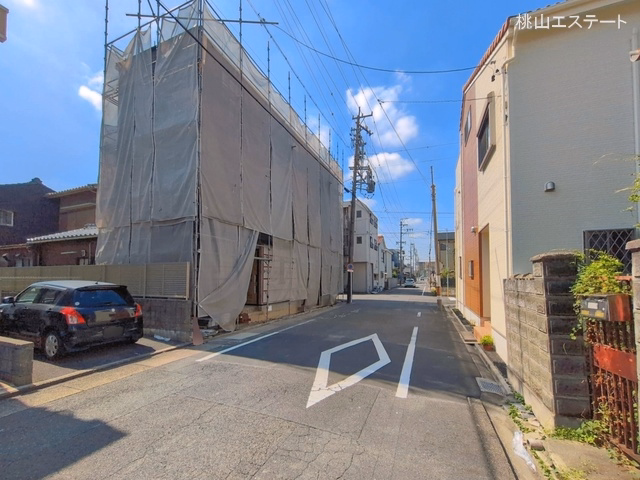 愛知県名古屋市中村区森末町3丁目の新築戸建てシート写真 2026年7月8日撮影