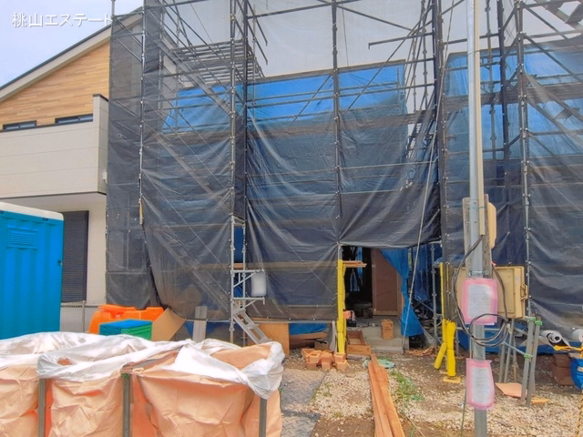 新築戸建て 中村区諏訪町1期 1号棟 上棟