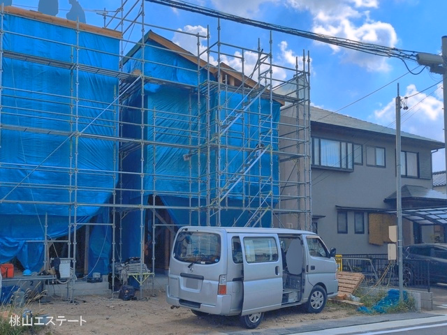 名古屋市北区東味鋺3丁目(戸建)01 上棟