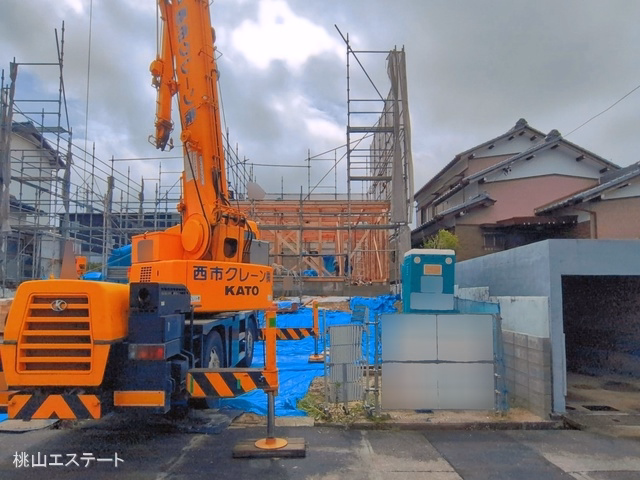 豊明市二村台1丁目(戸建)01 上棟