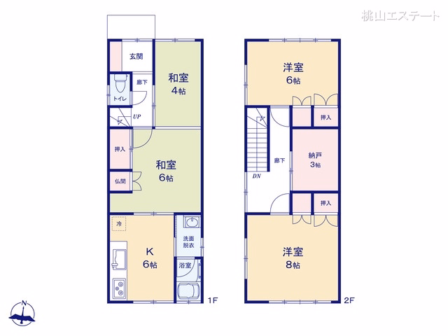名古屋市南区鳥山町1丁目 間取図