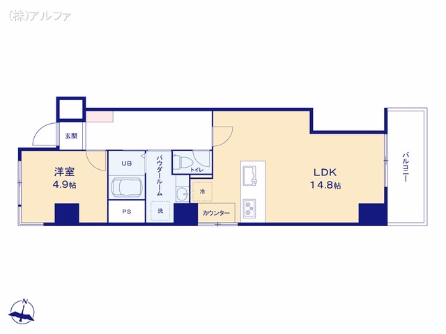 中古マンション 中野プリンスマンション 間取図