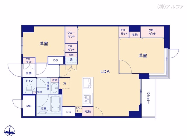 中古マンション 豊栄荻窪ステーションプラザ 間取図