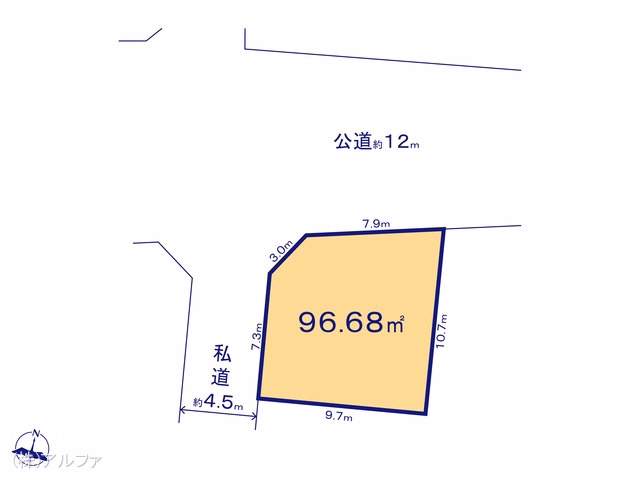 土地 世田谷上祖師谷6丁目2005番 E区画