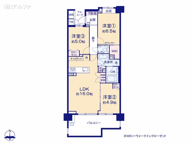 レジデンスコート馬事公苑 間取図