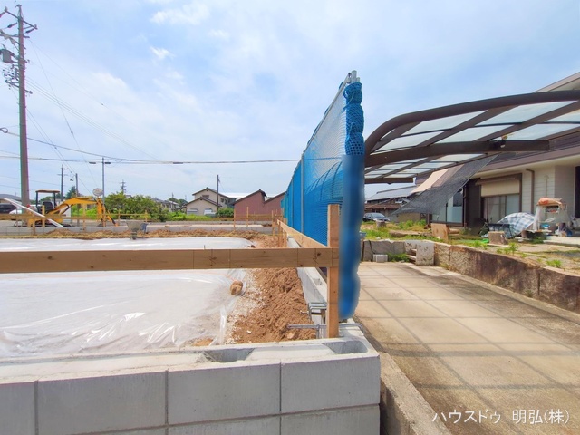 愛知県江南市宮田町　本郷の新築戸建て基礎写真 2025年6月5日撮影