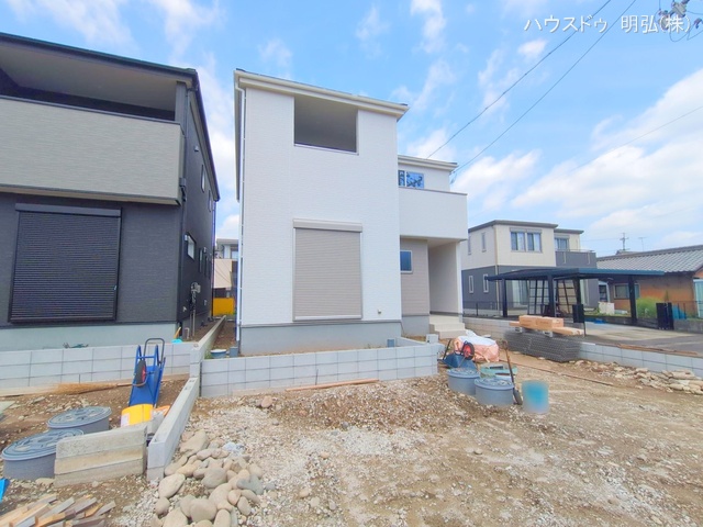 愛知県江南市宮田町　本郷の新築戸建て外構写真 2025年8月13日撮影