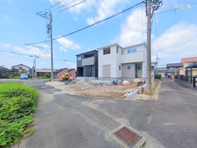 愛知県江南市宮田町　本郷の新築戸建て外構写真 2025年8月13日撮影