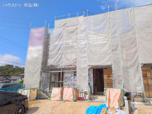 愛知県小牧市大字本庄の新築戸建てシート写真 2025年9月30日撮影