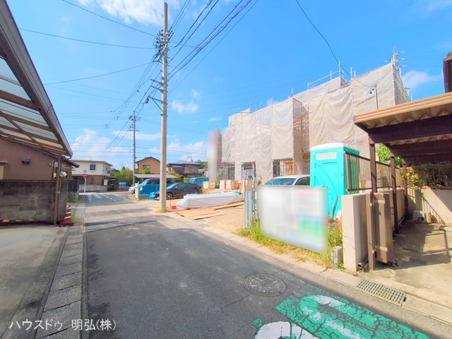 愛知県小牧市大字本庄の新築戸建てシート写真 2025年9月30日撮影