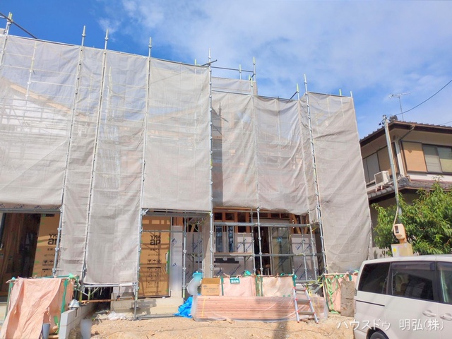 愛知県小牧市大字本庄の新築戸建て上棟写真 2025年9月30日撮影