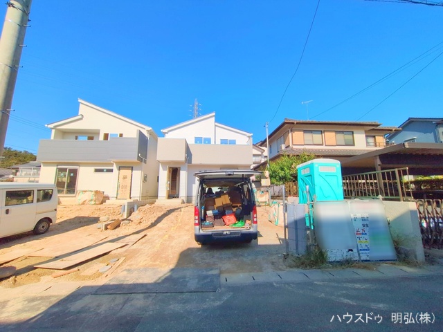 愛知県小牧市大字本庄の新築戸建て外構写真 2025年10月29日撮影