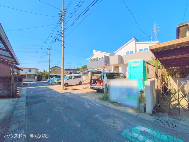 愛知県小牧市大字本庄の新築戸建て外構写真 2025年10月29日撮影