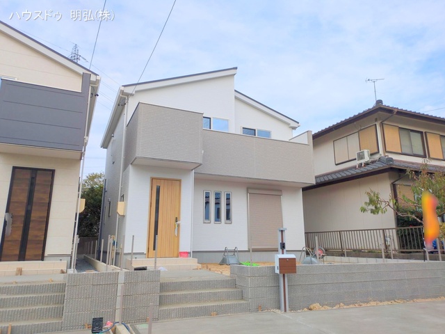 愛知県小牧市大字本庄の新築戸建て外構写真 2025年11月26日撮影