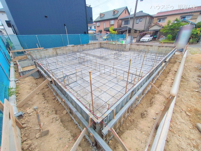 愛知県江南市小脇町小脇の新築戸建て基礎写真 2025年7月9日撮影